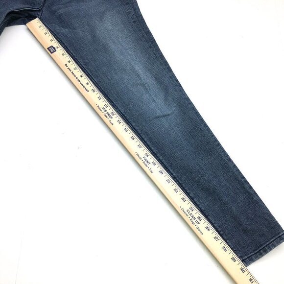 Seven7 Women's Jeans Skinny Medium Wash Stretch Embroidered Pockets size 29 x 30 - Picture 5 of 9